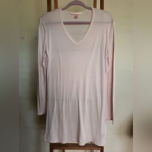 Victoria's Secret long sleeve powder pink nighty